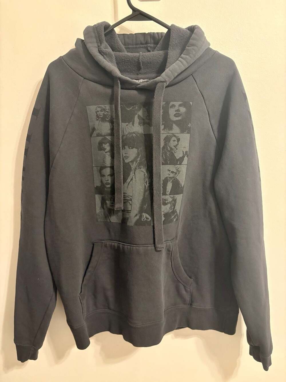 Taylor Swift The Eras Tour Official Merch Grey Hoodie Small